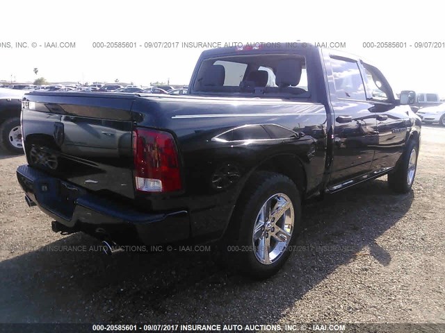 1C6RD6KT6CS211967 - 2012 DODGE RAM 1500 ST BLACK photo 4