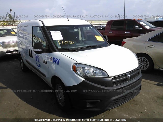 ZFBERFATXF6A13552 - 2015 RAM PROMASTER CITY  WHITE photo 1