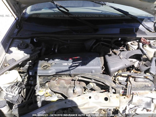 4T1BE32K35U424245 - 2005 TOYOTA CAMRY LE/XLE/SE SILVER photo 10