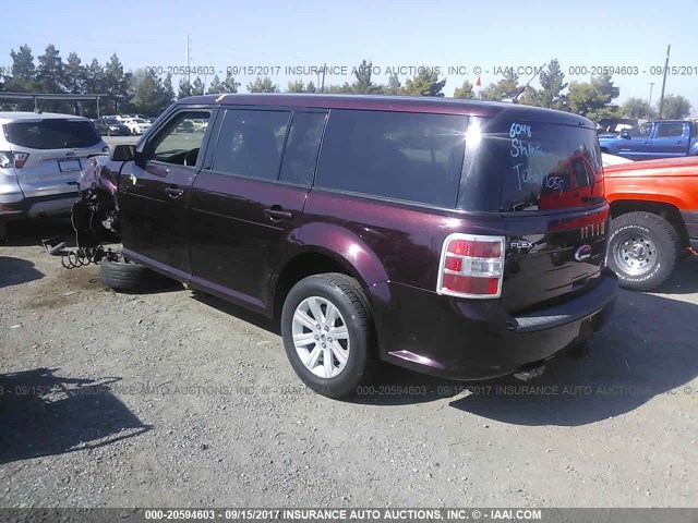 2FMGK5BC6BBD00670 - 2011 FORD FLEX SE BURGUNDY photo 1