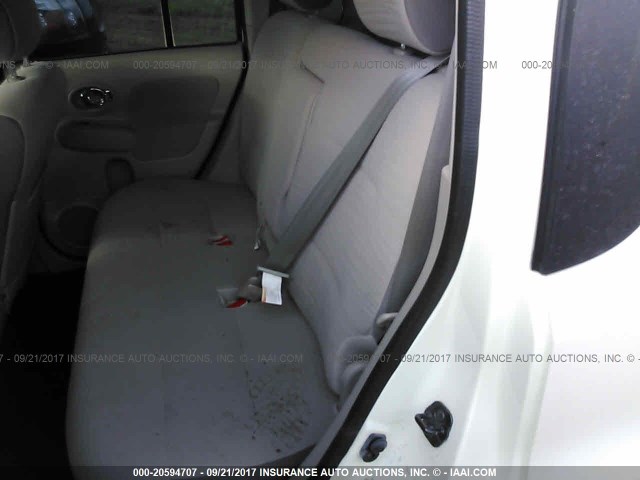 JN8AZ2KR8BT202561 - 2011 NISSAN CUBE S/SL/KROM WHITE photo 8