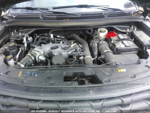 1FM5K8AT7HGC07653 - 2017 FORD EXPLORER POLICE INTERCEPTOR BLACK photo 10