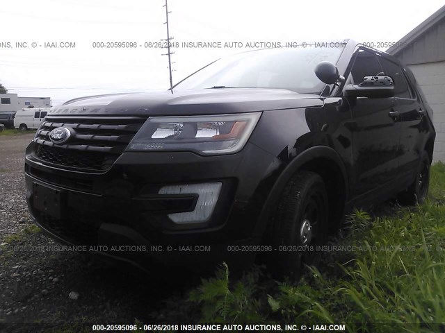1FM5K8AT7HGC07653 - 2017 FORD EXPLORER POLICE INTERCEPTOR BLACK photo 2