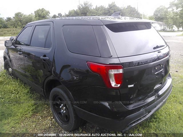 1FM5K8AT7HGC07653 - 2017 FORD EXPLORER POLICE INTERCEPTOR BLACK photo 3