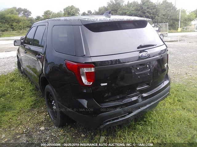 1FM5K8AT7HGC07653 - 2017 FORD EXPLORER POLICE INTERCEPTOR BLACK photo 6