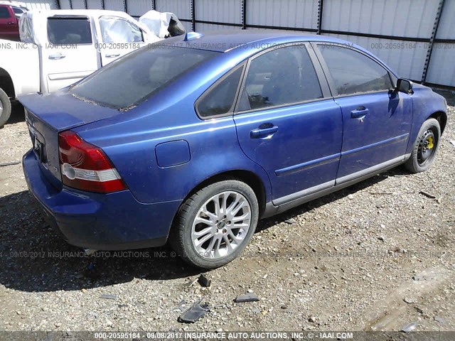 YV1MS682062182374 - 2006 VOLVO S40 T5 BLUE photo 4