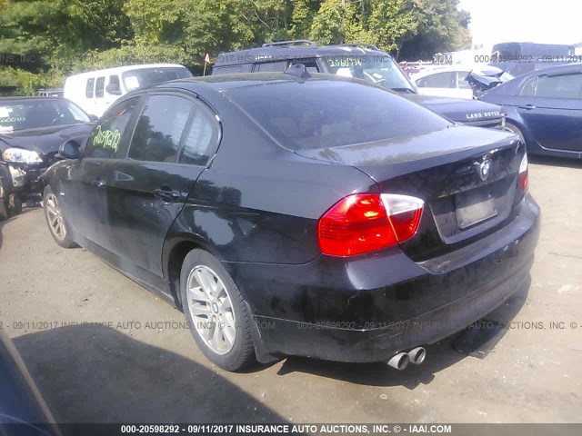 WBAVB13576KX44220 - 2006 BMW 325 BLACK photo 3