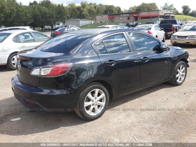 JM1BL1SG0A1264069 - 2010 MAZDA 3 I BLACK photo 4