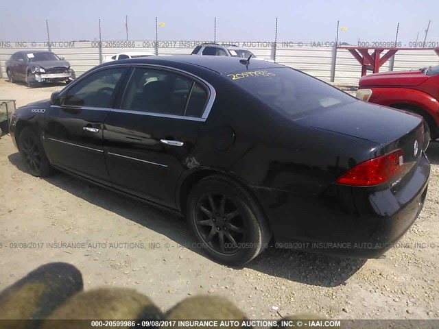 1G4HR57Y06U148289 - 2006 BUICK LUCERNE CXL BLACK photo 3