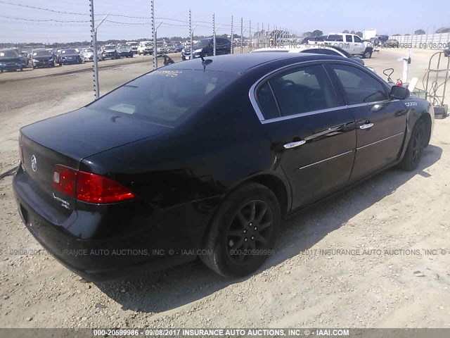 1G4HR57Y06U148289 - 2006 BUICK LUCERNE CXL BLACK photo 4