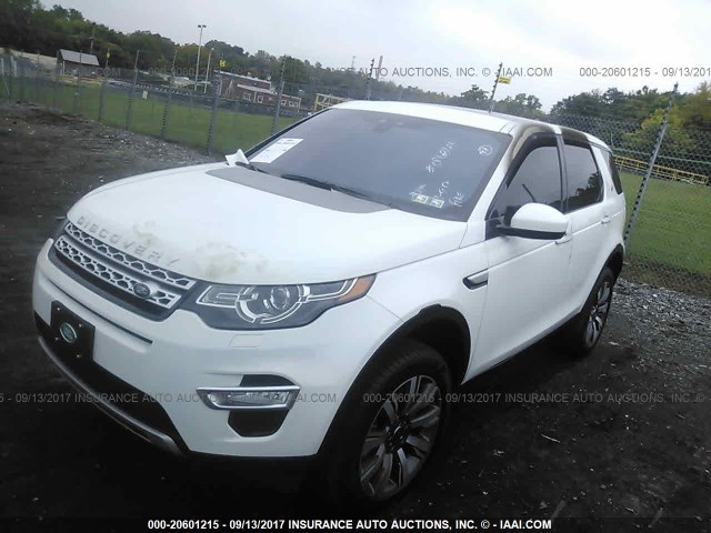 SALCT2BG6HH691518 - 2017 LAND ROVER DISCOVERY SPORT HSE LUXURY WHITE photo 2