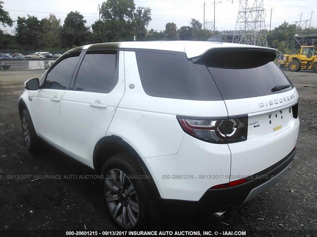 SALCT2BG6HH691518 - 2017 LAND ROVER DISCOVERY SPORT HSE LUXURY WHITE photo 3