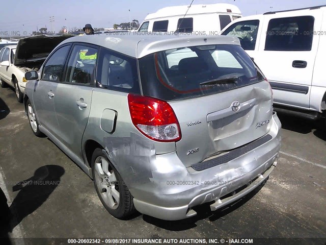 2T1KY32E63C153844 - 2003 TOYOTA COROLLA MATRIX XRS SILVER photo 3