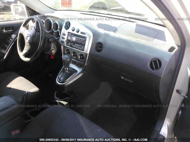 2T1KY32E63C153844 - 2003 TOYOTA COROLLA MATRIX XRS SILVER photo 5