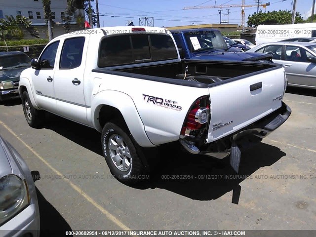 3TMJU4GN1CM135121 - 2012 TOYOTA TACOMA DOUBLE CAB PRERUNNER WHITE photo 3