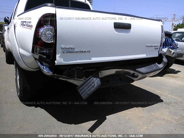 3TMJU4GN1CM135121 - 2012 TOYOTA TACOMA DOUBLE CAB PRERUNNER WHITE photo 6