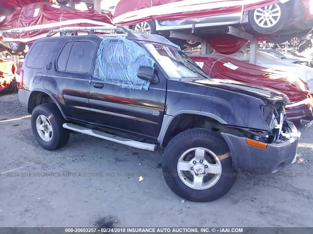 5N1ED28Y04C688212 - 2004 NISSAN XTERRA XE/SE BLACK photo 1