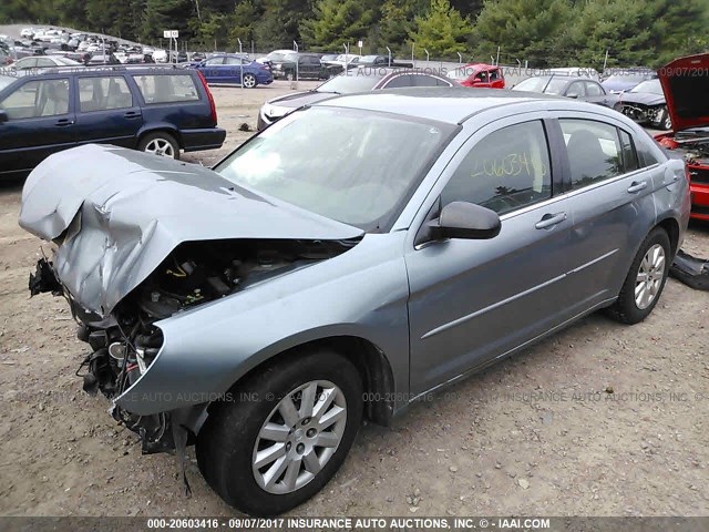 1C3CC4FB6AN166293 - 2010 CHRYSLER SEBRING TOURING GRAY photo 2