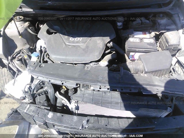 KMHCT4AE1CU230225 - 2012 HYUNDAI ACCENT GLS/GS GOLD photo 10