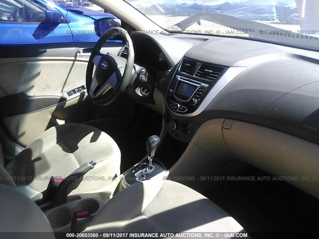 KMHCT4AE1CU230225 - 2012 HYUNDAI ACCENT GLS/GS GOLD photo 5