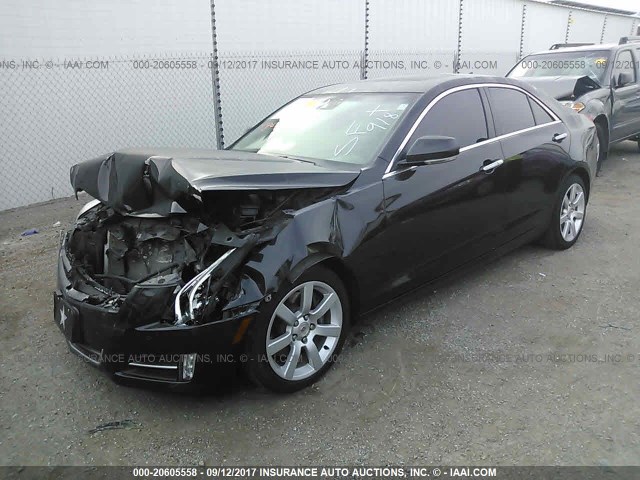 1G6AJ5SX2D0145235 - 2013 CADILLAC ATS PERFORMANCE BLACK photo 2