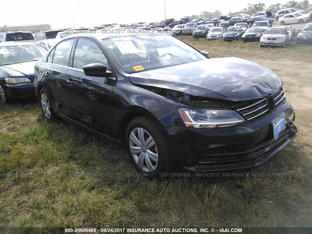 3VW2B7AJ4HM361756 - 2017 VOLKSWAGEN JETTA S 黑色 照片 1