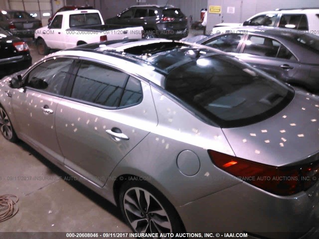 5XXGR4A60FG477131 - 2015 KIA OPTIMA SX SILVER photo 6