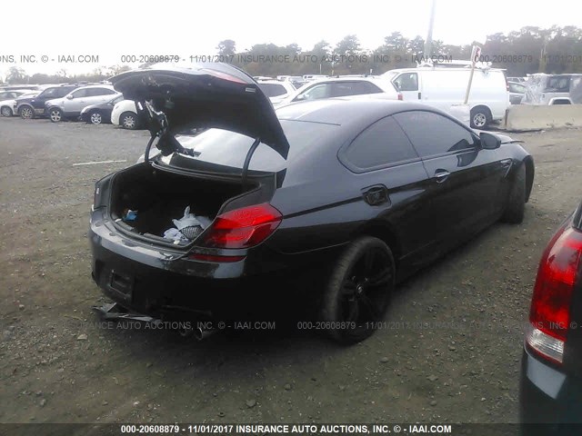 WBSLX9C59ED160164 - 2014 BMW M6 BLACK photo 4