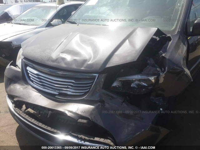 2C4RC1BG4GR127249 - 2016 CHRYSLER TOWN & COUNTRY TOURING GRAY photo 6