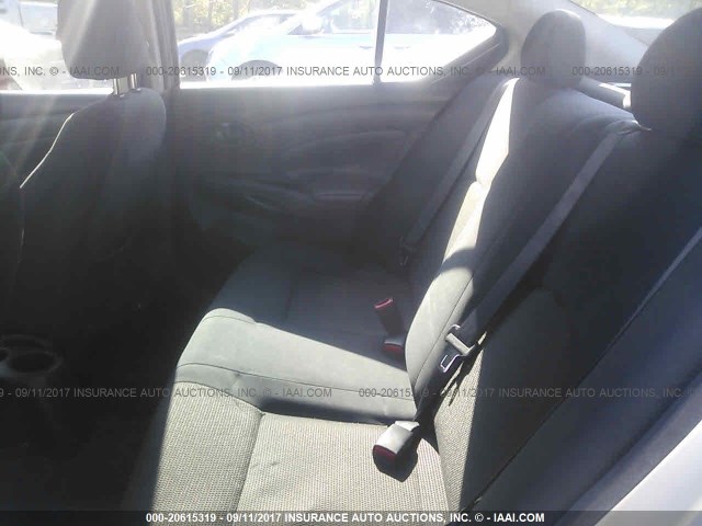 3N1CN7AP1CL830497 - 2012 NISSAN VERSA S/SV/SL SILVER photo 8