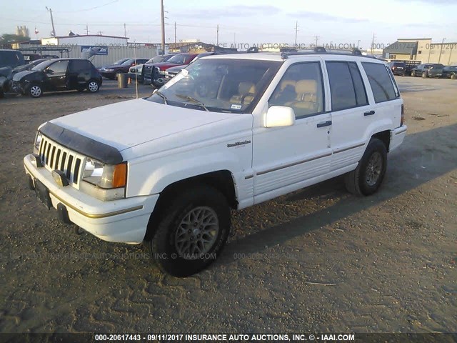 1J4GZ78Y7SC677923 - 1995 JEEP GRAND CHEROKEE LIMITED/ORVIS WHITE photo 2