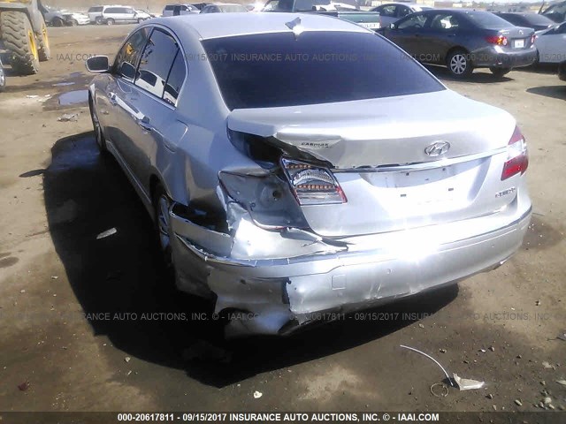 KMHGC4DD3CU183199 - 2012 HYUNDAI GENESIS 3.8L SILVER photo 6