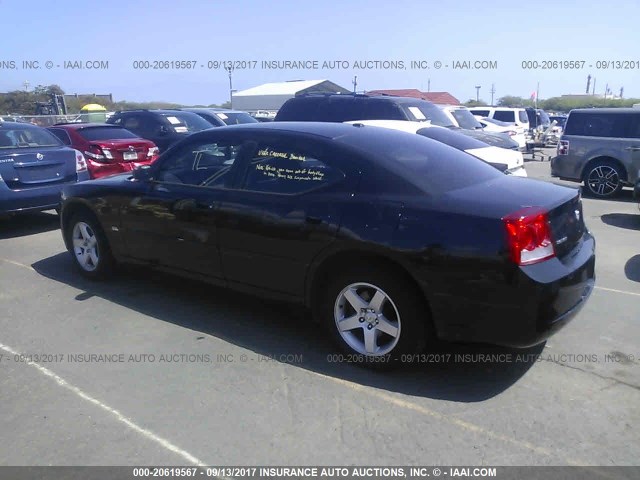 2B3CA3CV4AH124001 - 2010 DODGE CHARGER SXT BLACK photo 3