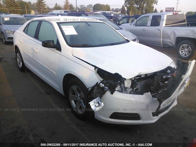 1G11B5SA8DF142531 - 2013 CHEVROLET MALIBU LS WHITE photo 1