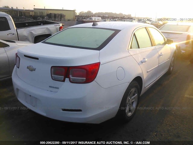 1G11B5SA8DF142531 - 2013 CHEVROLET MALIBU LS WHITE photo 4