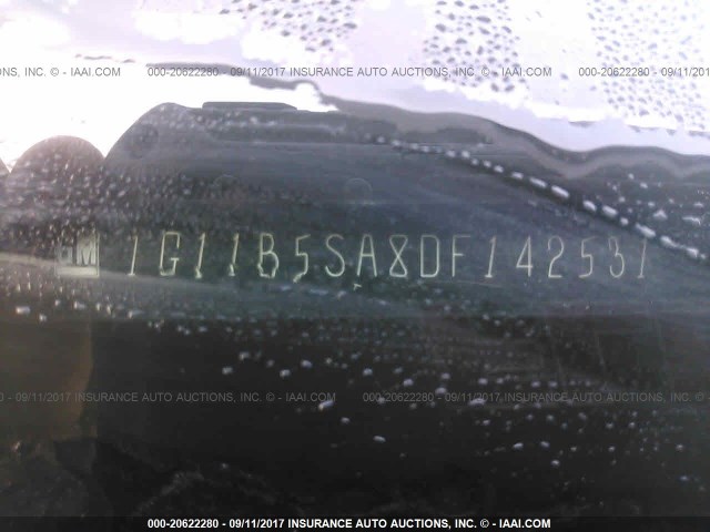 1G11B5SA8DF142531 - 2013 CHEVROLET MALIBU LS WHITE photo 9