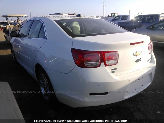 1G11B5SLXEF230290 - 2014 CHEVROLET MALIBU LS თეთრი ფოტო 3