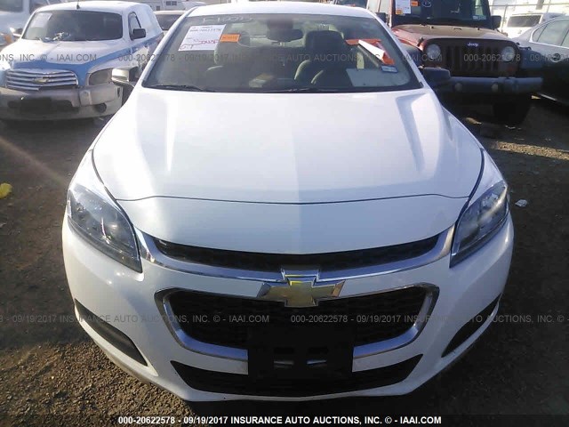 1G11B5SLXEF230290 - 2014 CHEVROLET MALIBU LS თეთრი ფოტო 6