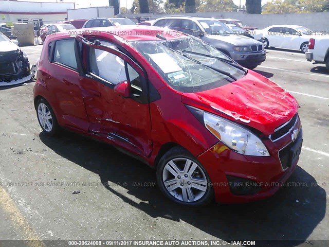 KL8CB6S91FC737732 - 2015 CHEVROLET SPARK LS RED photo 1