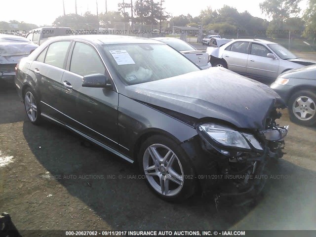 WDDHF8JB3DA713190 - 2013 MERCEDES-BENZ E 350 4MATIC GRAY photo 1