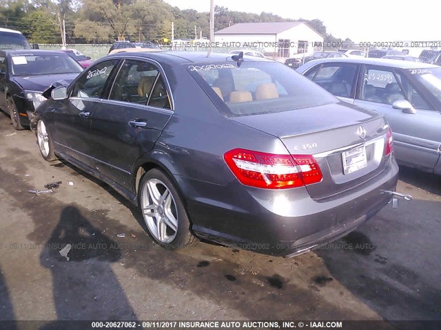 WDDHF8JB3DA713190 - 2013 MERCEDES-BENZ E 350 4MATIC GRAY photo 3