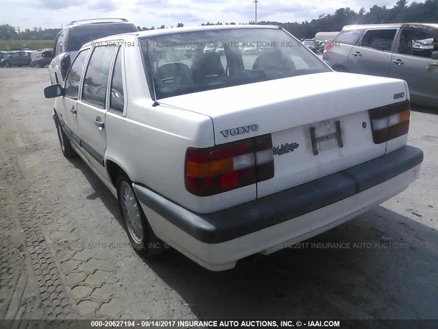 YV1LS5524R2141003 - 1994 VOLVO 850 WHITE photo 3