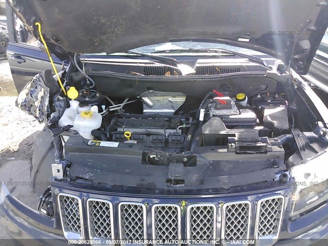 1C4NJCEA1GD773956 - 2016 JEEP COMPASS LATITUDE 蓝色 照片 10
