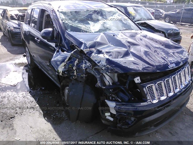 1C4NJCEA1GD773956 - 2016 JEEP COMPASS LATITUDE 蓝色 照片 6