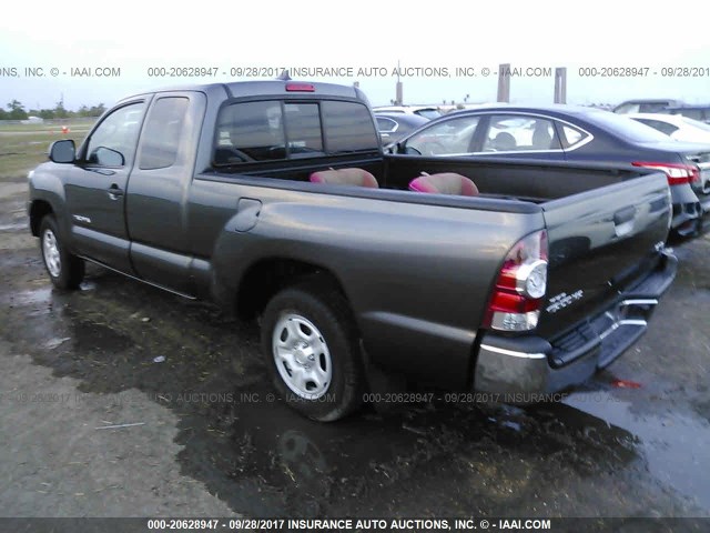 5TFTX4CN9FX059541 - 2015 TOYOTA TACOMA ACCESS CAB Schwarz Foto 3