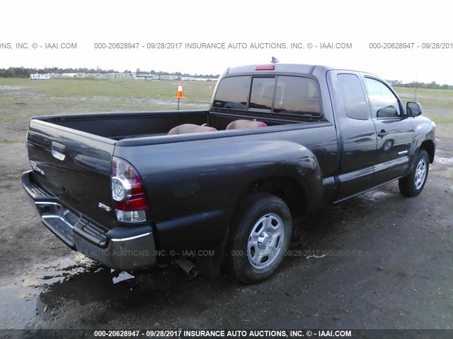 5TFTX4CN9FX059541 - 2015 TOYOTA TACOMA ACCESS CAB Schwarz Foto 4