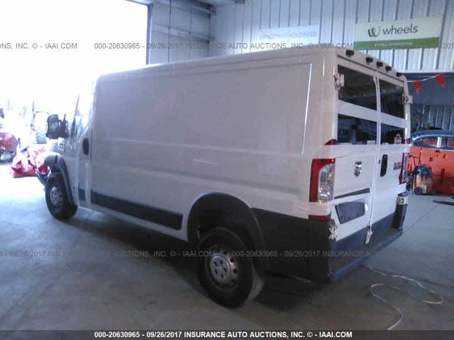 3C6TRVAG5FE512145 - 2015 RAM PROMASTER 1500 1500 STANDARD WHITE photo 3