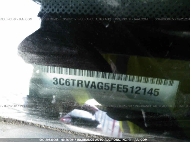 3C6TRVAG5FE512145 - 2015 RAM PROMASTER 1500 1500 STANDARD WHITE photo 9