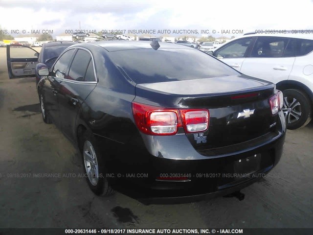 1G11B5SA8DF237395 - 2013 CHEVROLET MALIBU LS შავი ფოტო 3