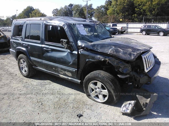 1J8HG48K58C132458 - 2008 JEEP COMMANDER SPORT BLACK photo 1